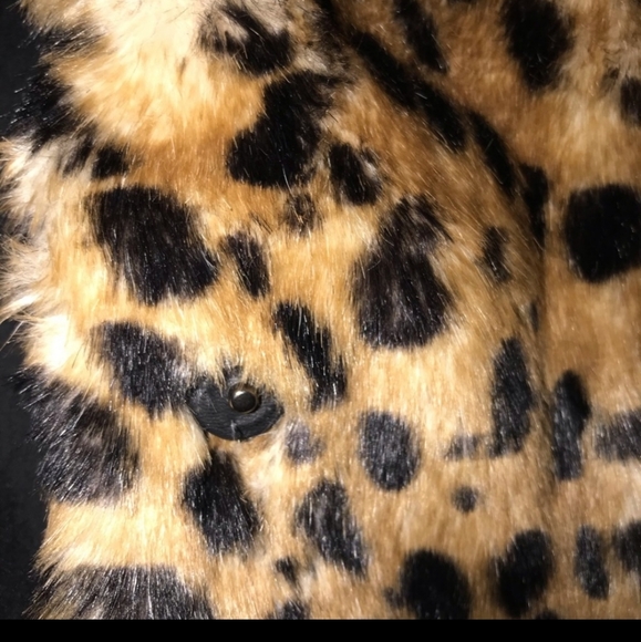 Zara trafaluc faux fur leopard jacket - Picture 5 of 6